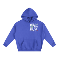 Load image into Gallery viewer, The World Needs You - Oversize Fleeced Hoodie