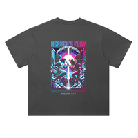 Load image into Gallery viewer, Heaven's Fury - Heavyweight Drop Shoulder Cotton T-Shirt