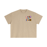 Load image into Gallery viewer, Faith Over Fear - 2 Timothy 1:7 - Essential Cotton Boxy T-Shirt